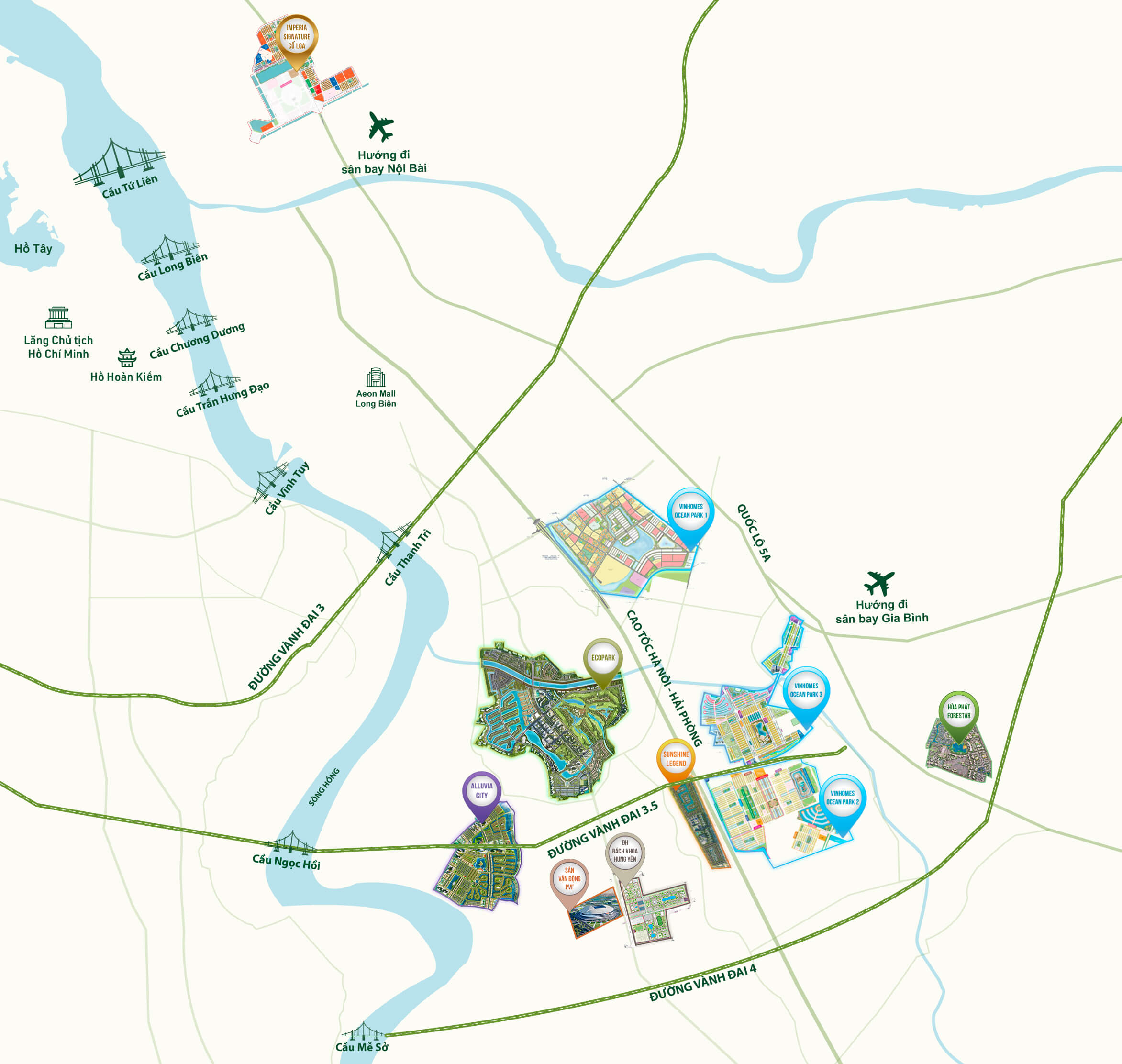 Hạ tầng liên vùng phát triển thúc đẩy giá trị đầu tư dài hạn tại The Parkland
