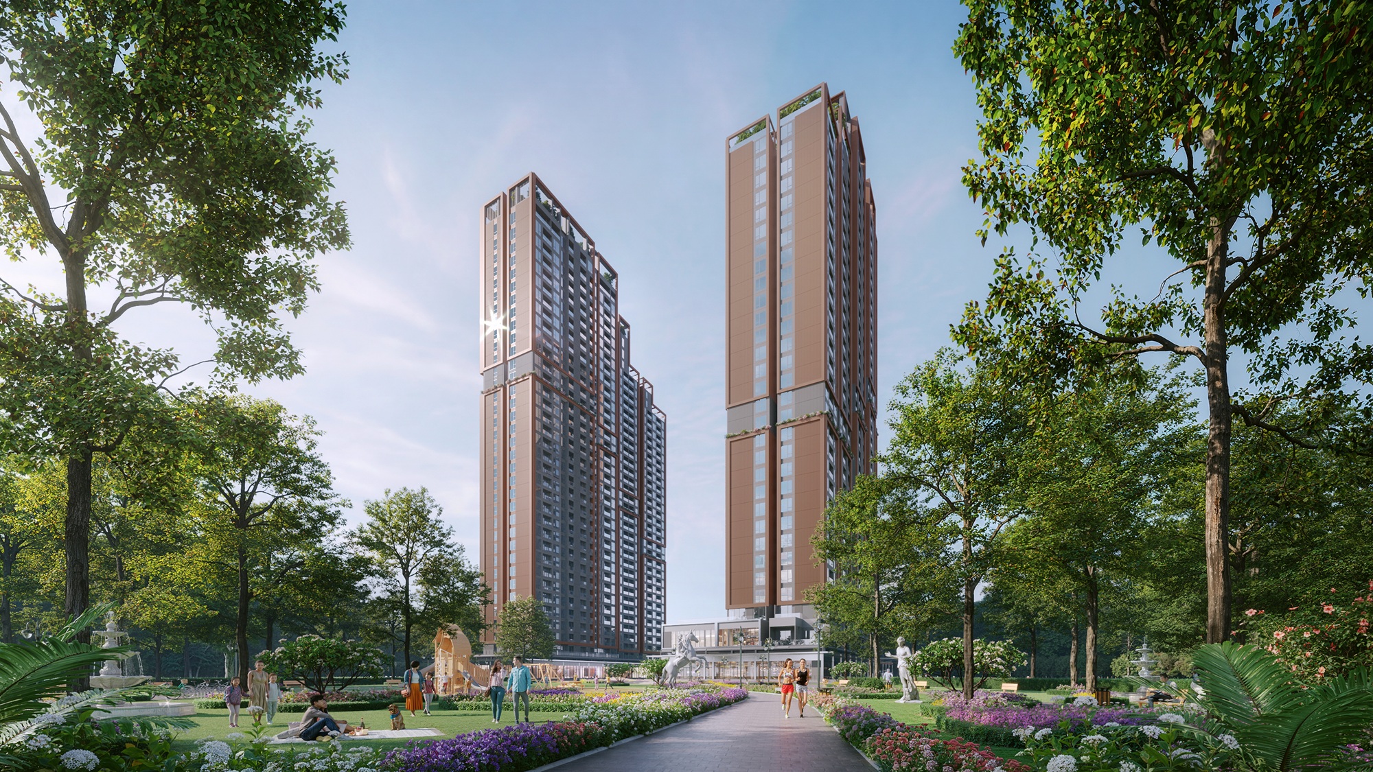The Parkland được phát triển theo chuẩn mực quốc tế từ các đối tác hàng đầu thế giới (Ảnh: CĐT).