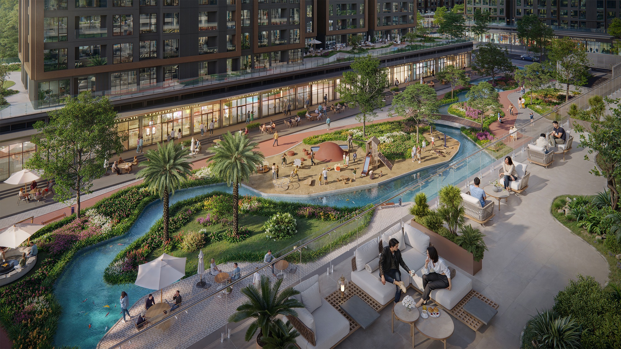 The Parkland - Forest Garden - CV giữa 2 toà P6 P8